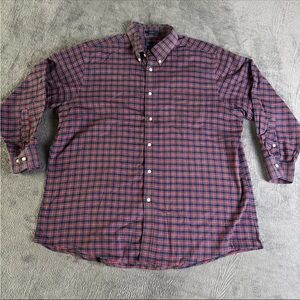 BATTERY STREET MEN'S LS PLAID BUTTON SHIRT-CLASSIC FIT-XL(17/17.5x32/33)
